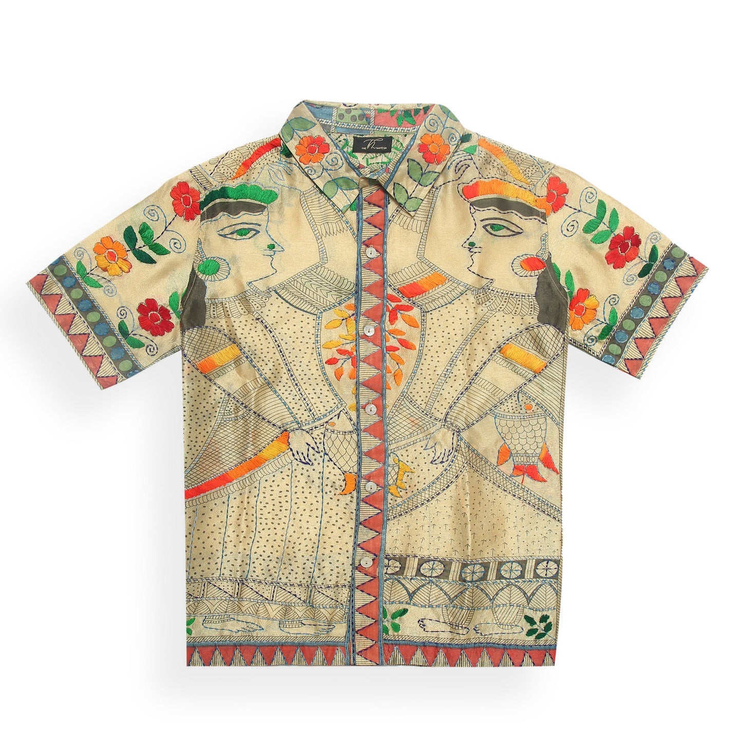 FOLK ART EMBROIDERED SHIRT