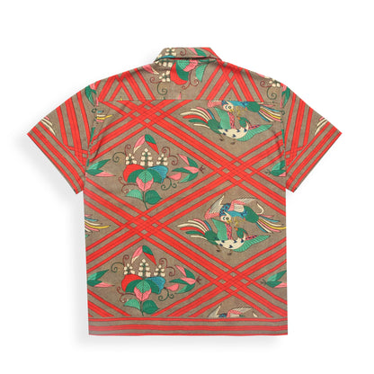 CRIMSON AVIARY SHIRT