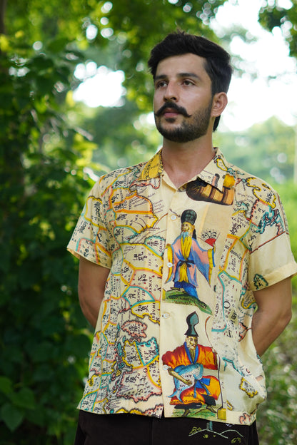 SILK MAP SHIRT